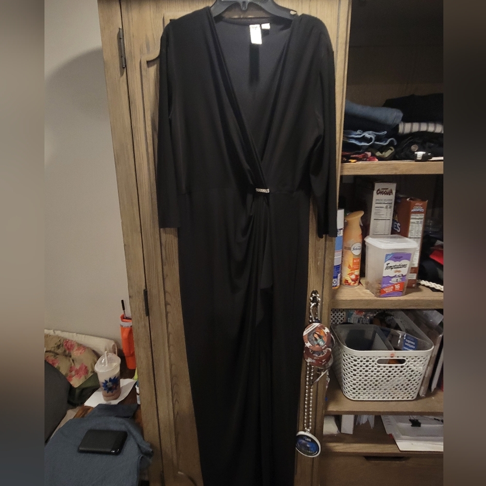 Soho Black Wrap Dress